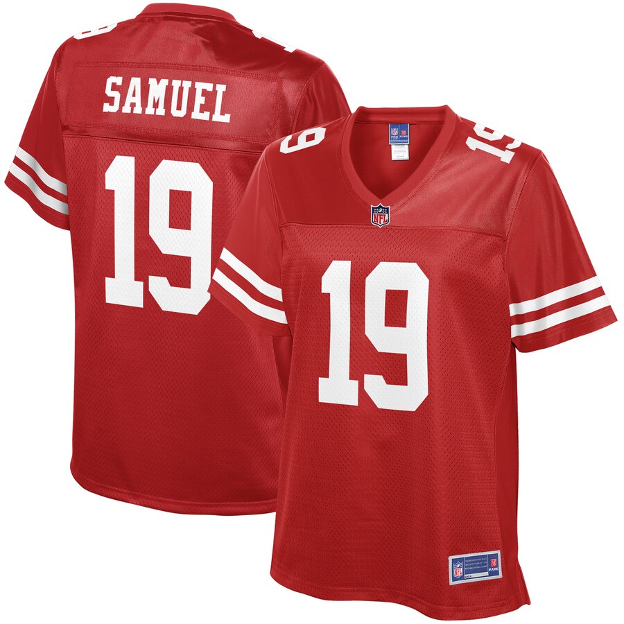 Women's San Francisco 49ers Deebo Samuel NFL Pro Line Scarlet Player Jersey