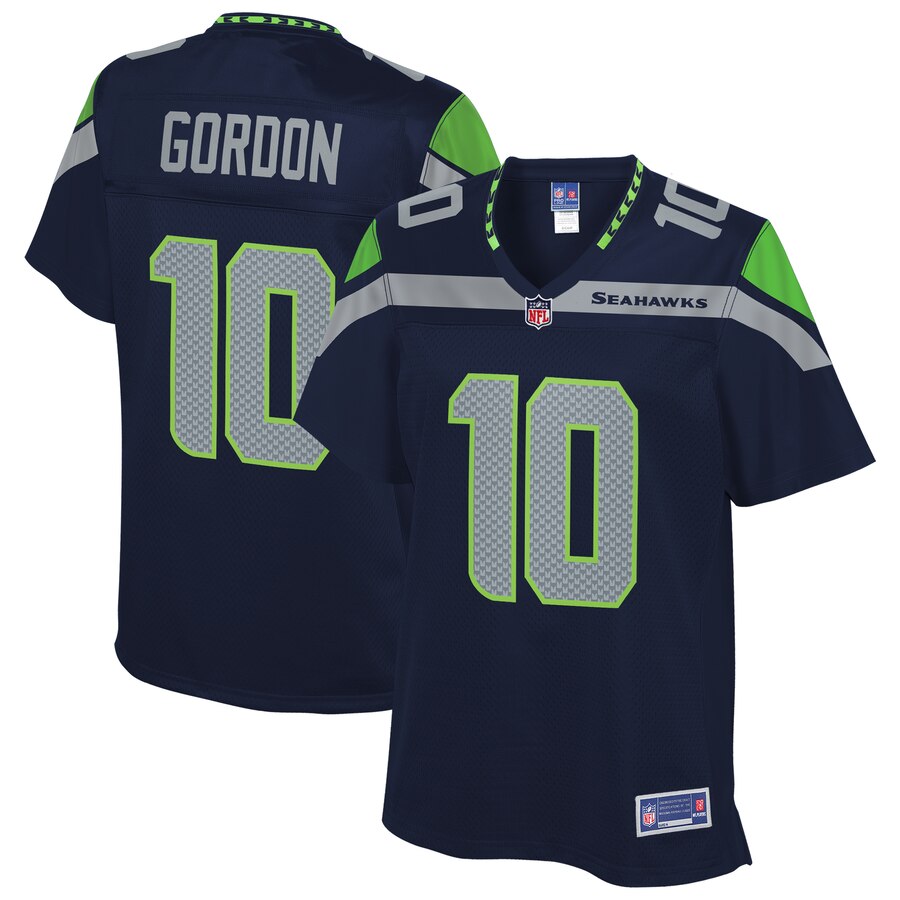 Women's Seattle Seahawks Josh Gordon NFL Pro Line College Navy Player Jersey