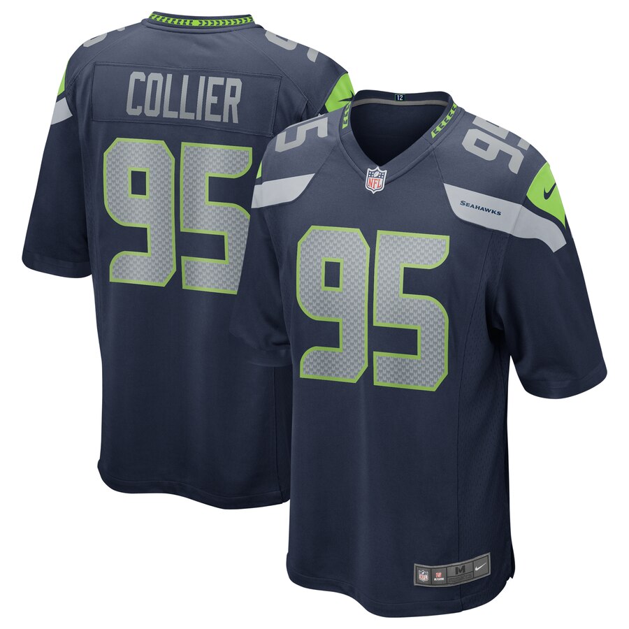 L.J. Collier Seattle Seahawks Nike Game Jersey - Navy