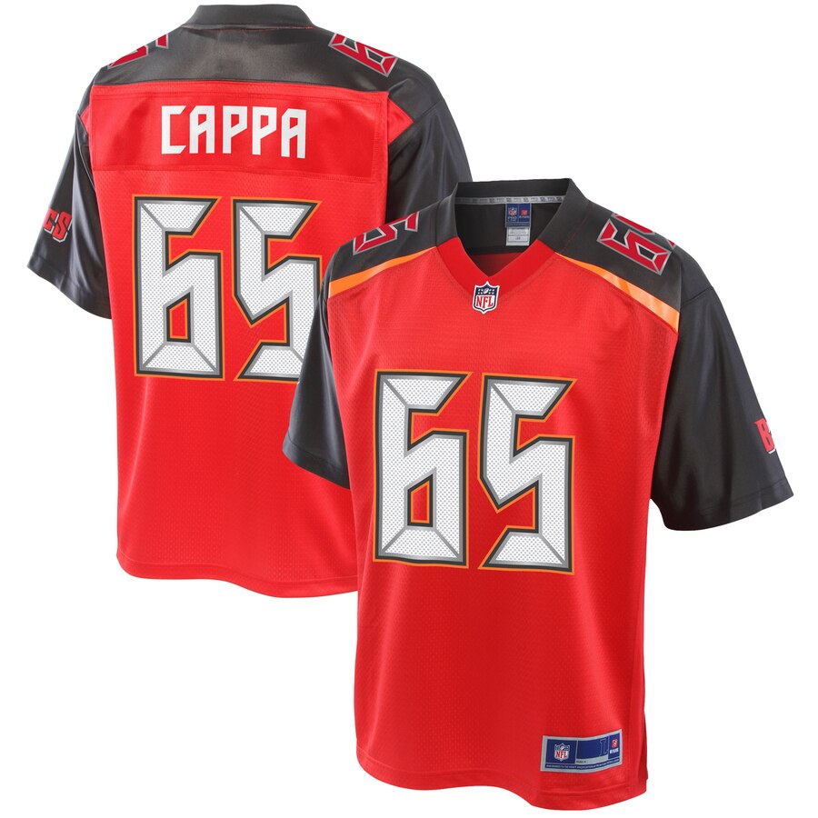 Men's Tampa Bay Buccaneers Alex Cappa NFL Pro Line Red Player Jersey