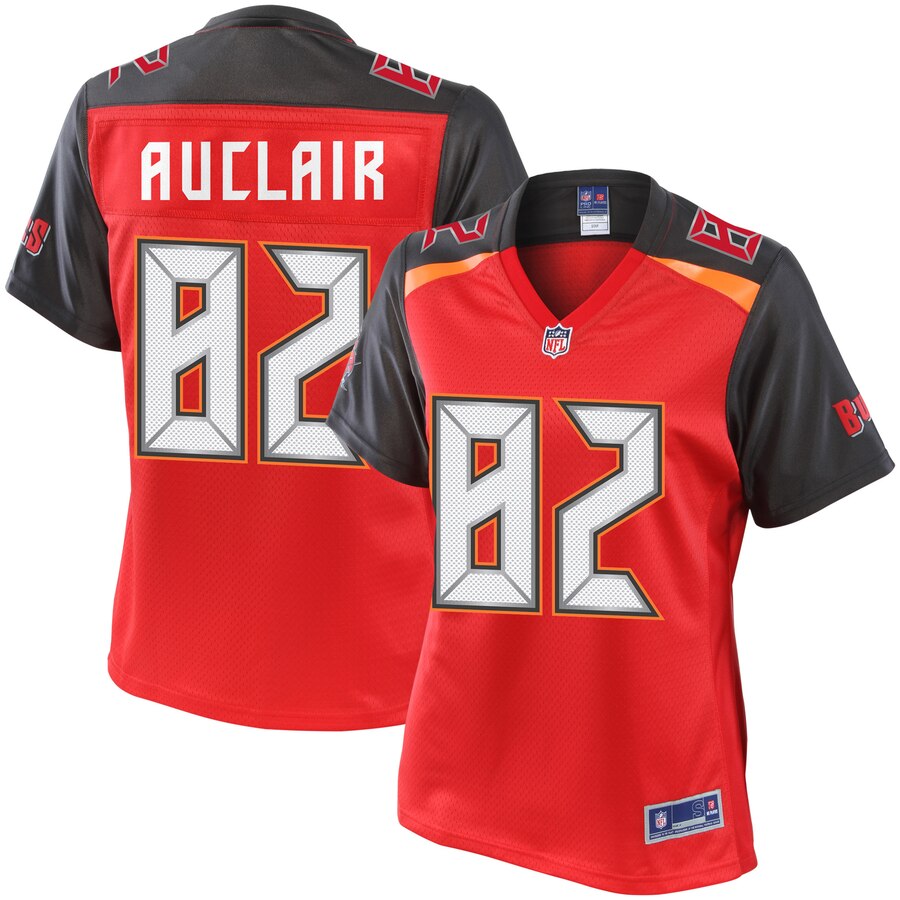 Women's Tampa Bay Buccaneers Antony Auclair NFL Pro Line Red Player Jersey