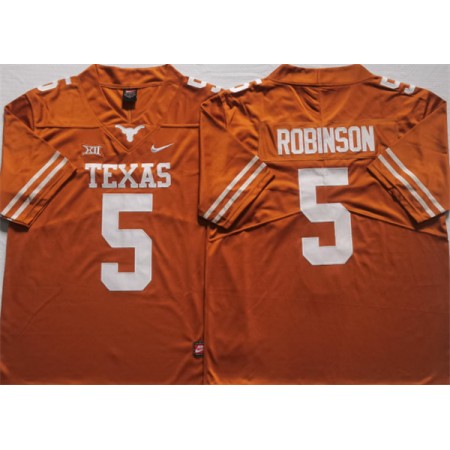 Bijan Robinson Jersey Yellow Longhorns Vapor Untouchable 2022 Men