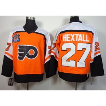 Ron Hextall Jersey Philadelphia Flyers #27 Orange Stanley Cup Throwback CCM