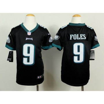 Nick Foles Jersey Philadelphia Eagles #9 Black Game