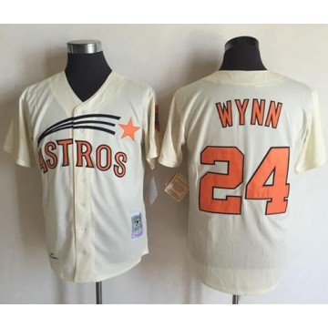 Houston Astros Jimmy Wynn Jersey 1971 Throwback Cream NO.24