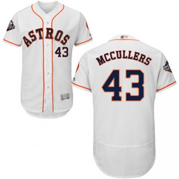 Lance McCullers Jersey Houston Astros Flex Base White World Series Bound Collection Jersey