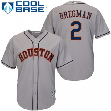 #2 Alex Bregman Jersey Houston Astros Grey New Cool Base