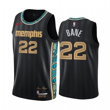 #22 Desmond Bane Jersey Memphis Grizzlies Black Swingman City Edition 2020-21 Revolution 30