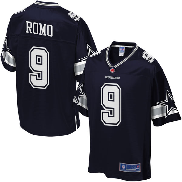 Pro Line Men's Dallas Cowboys Tony Romo Team Color Jersey