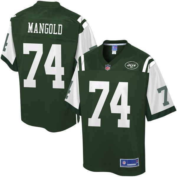 Pro Line Men's New York Jets Nick Mangold Team Color Jersey