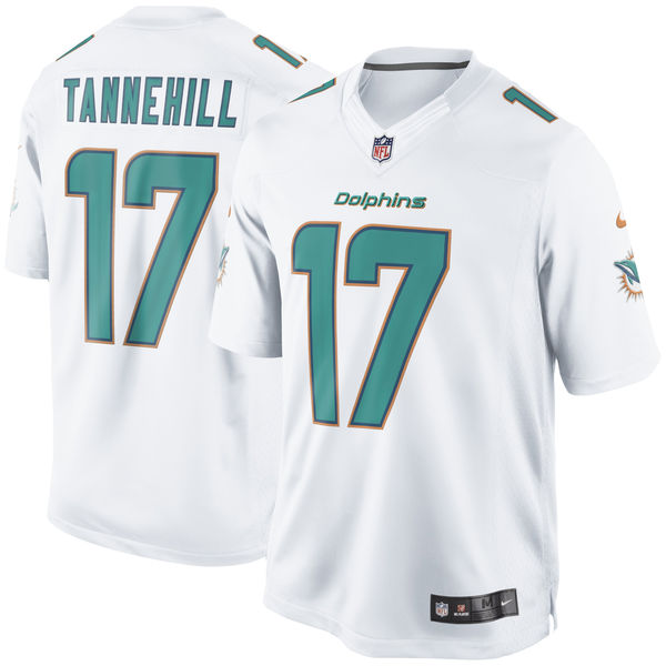 Men's Miami Dolphins Ryan Tannehill Nike White Limited Jersey