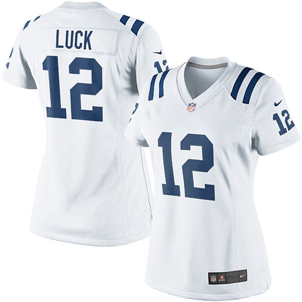 Women's Indianapolis Colts Andrew Luck Nike White Limited Jersey