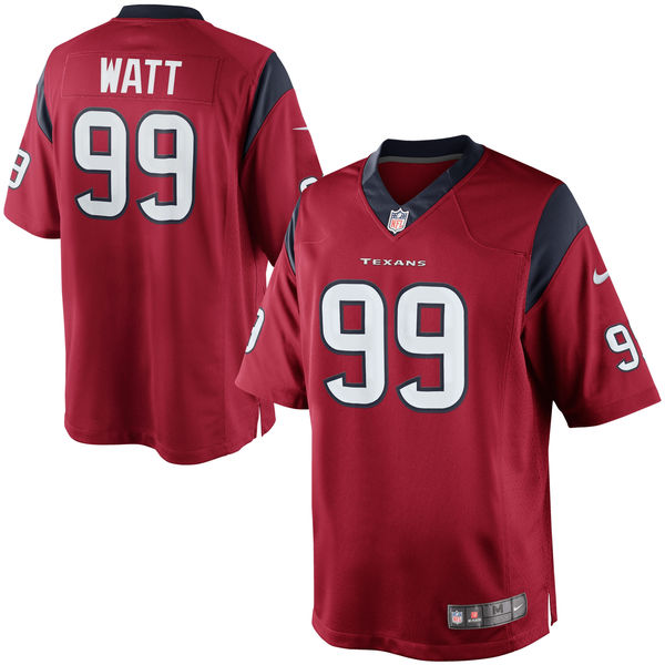 Men's Houston Texans JJ Watt Nike Red Alternate Limited Jersey