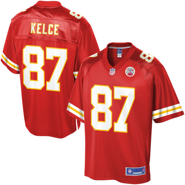 Pro Line Men's Kansas City Chiefs Travis Kelce Team Color Jersey