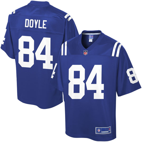 Pro Line Men's Indianapolis Colts Jack Doyle Team Color Jersey