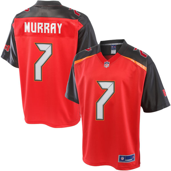 Mens Pro Line Patrick Murray Red Tampa Bay Buccaneers Jersey