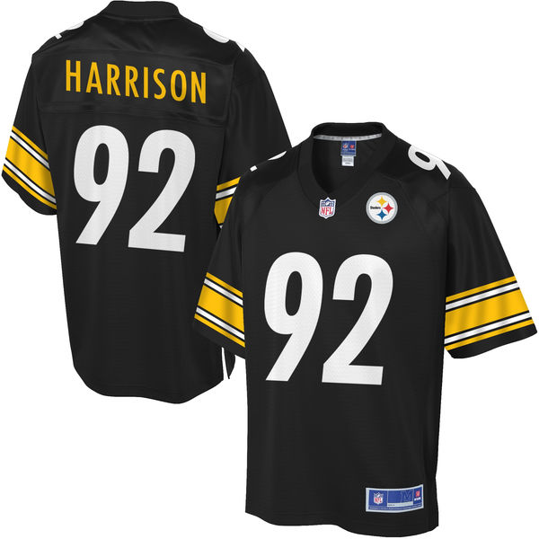 Men's Pittsburgh Steelers James Harrison Pro Line Team Color Jersey