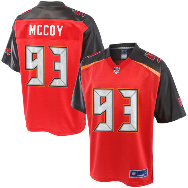 Men's Tampa Bay Buccaneers Gerald McCoy Pro Line Red Big & Tall Team Color Jersey