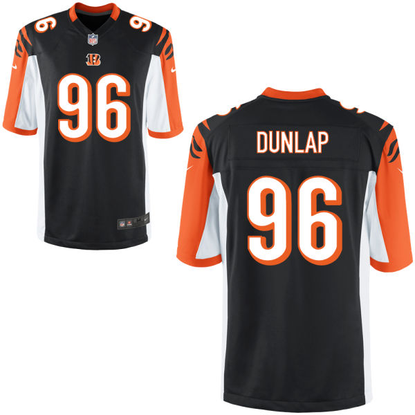 Men's Cincinnati Bengals #96 Carlos Dunlap Nike Black Game Jersey