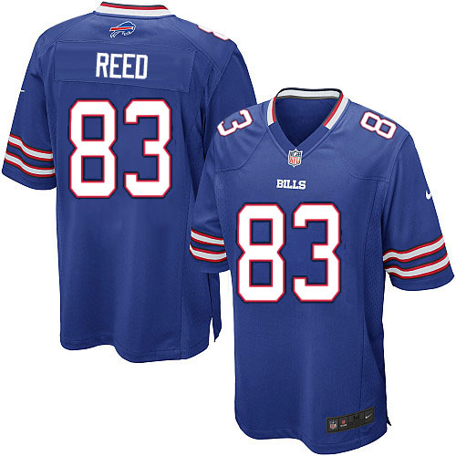 Game Andre Reed Mens Jersey - Buffalo Bills #83 Home Royal Blue NFL