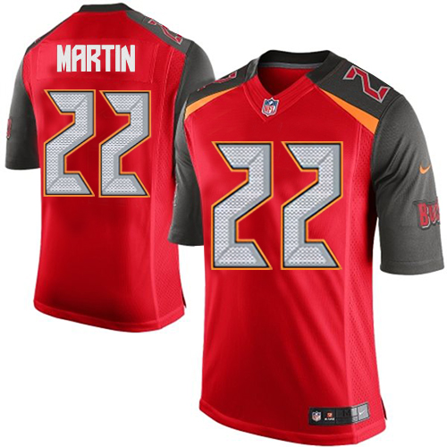 Limited Doug Martin Mens Jersey - Tampa Bay Buccaneers #22 Home Red NFL