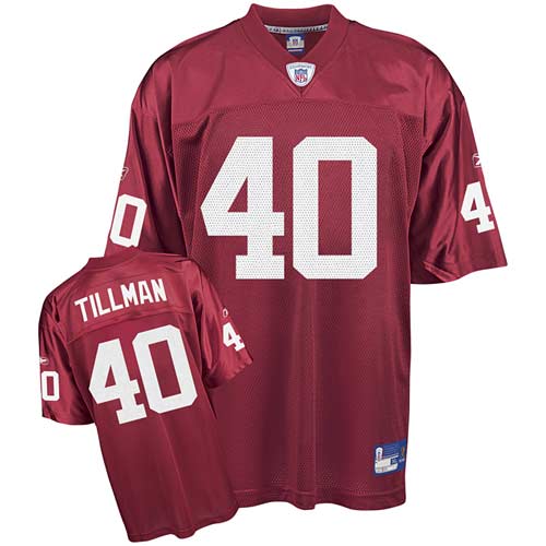 Premier Pat Tillman Mens Throwback Jersey - Arizona Cardinals #40 Home Red Reebok NFL