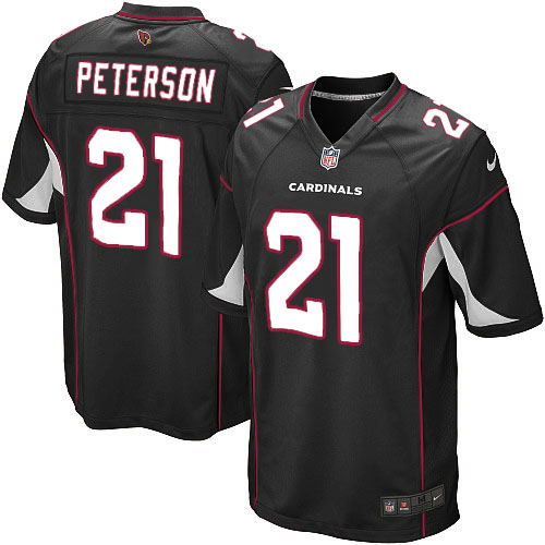 Game Patrick Peterson Youth Jersey - Arizona Cardinals #21 Alternate Black NFL