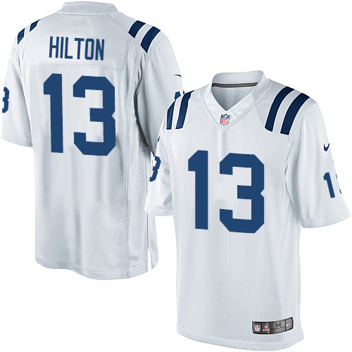 #13 Limited T.Y. Hilton Indianapolis Colts Mens Jersey - NFL Road White