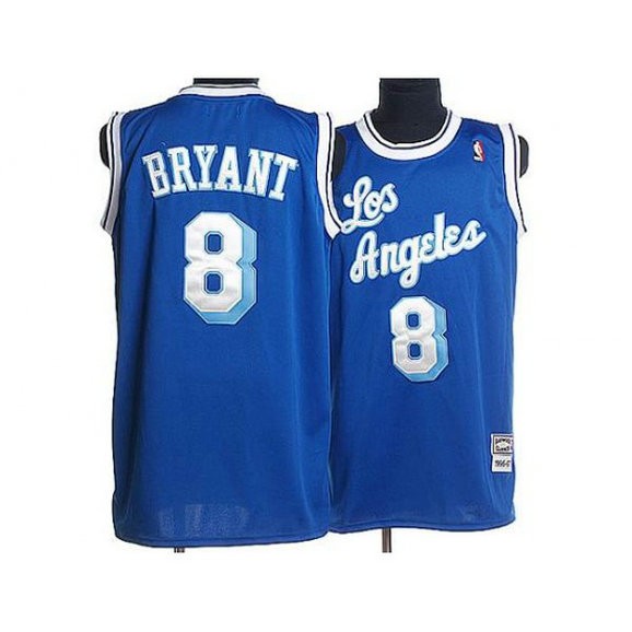 Kobe Bryant Los Angeles Lakers Swingman Throwback Nba Mitchell And Ness Jersey Blue