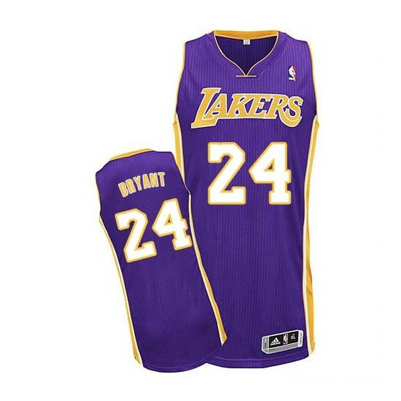 Kobe Bryant Los Angeles Lakers Youth Authentic Road Nba Adidas Jersey Purple