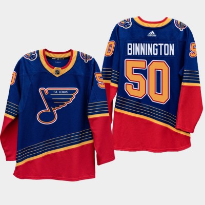 Jordan Binnington Jersey St. Louis Blues #50 Royal Heritage Pro Season 90S 2020