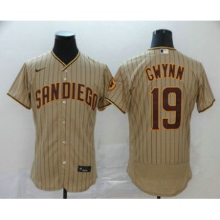 #19 Tony Gwynn Jersey San Diego Padres Gray Flex Base