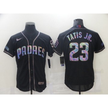 Men's Padres Tatis jr Jersey Black Elite Colorful Edition 2021