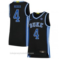 Mens Jj Redick Duke Blue Devils #4 Authentic Black Colleage Basketball Jersey