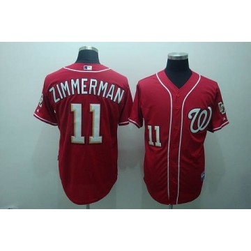 Zimmerman Ryan Washington Nationals Jersey #11 Red