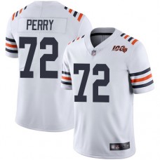 Chicago Bears #72 Jersey William Perry Limited 100th Season Alternate White Vapor Untouchable