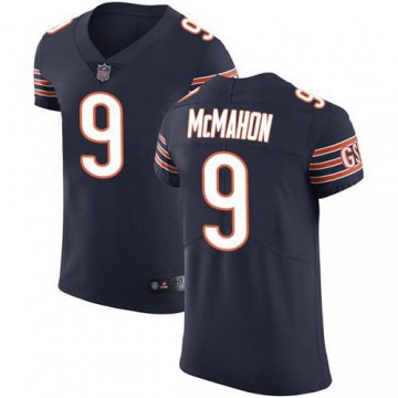 #9 Jim McMahon Jersey Chicago Bears Navy Blue Elite Vapor Untouchable