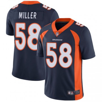 Denver Broncos Von Miller Jersey Limited Alternate Vapor Untouchable Navy Blue NO.58