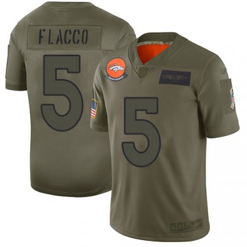 Camo Joe Flacco Jersey Denver Broncos Limited 2019 Salute To Service Jerseys