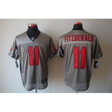 Larry Fitzgerald Jersey Arizona Cardinals #11 Grey Elite Shadow Embroidered