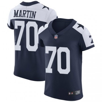 Zack Martin Jersey Dallas Cowboys #70 Navy Blue Thanksgiving Elite Vapor Untouchable Throwback