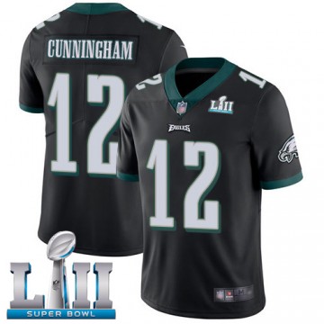 Men Philadelphia Eagles Jersey Randall Cunningham Alternate Limited Vapor Untouchable Super Bowl LII Black