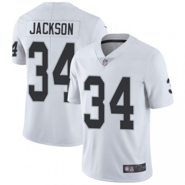 Raiders Bo Jackson Jersey White 34 Men's Limited Vapor Untouchable