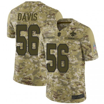 Camo DeMario Davis Jersey New Orleans Saints Limited 2018 Salute to Service Jerseys