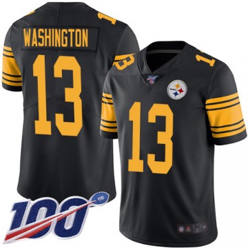 Pittsburgh Steelers #13 Jersey James Washington Limited Rush Black 100th Season