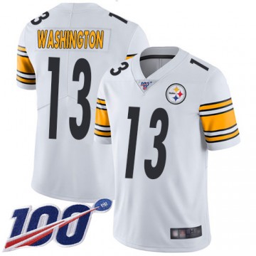 Pittsburgh Steelers James Washington Jersey Limited 100th Season Vapor White NO.13