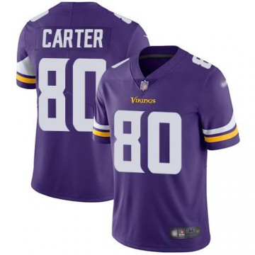 Minnesota Vikings Cris Carter Jersey Limited Vapor Untouchable Purple NO.80