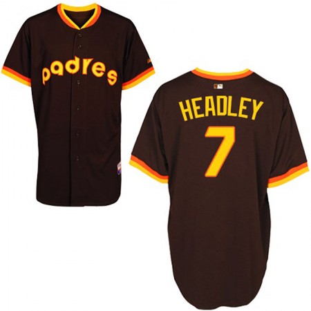 Coffee Chase Headley Jersey San Diego Padres 1984 Throwback Turn Back The Clock Jerseys