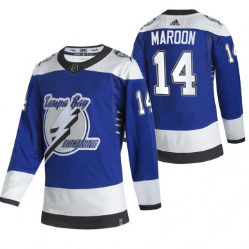 Lightning Patrick Maroon Jersey Blue 14 Men's Reverse Alternate 2020-21 Retro