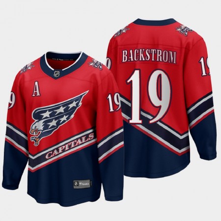 Nicklas Backstrom Jersey #19 Washington Capitals Red Reverse Retro